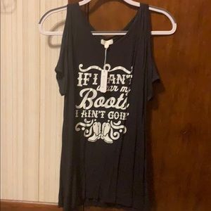 Off the shoulder top